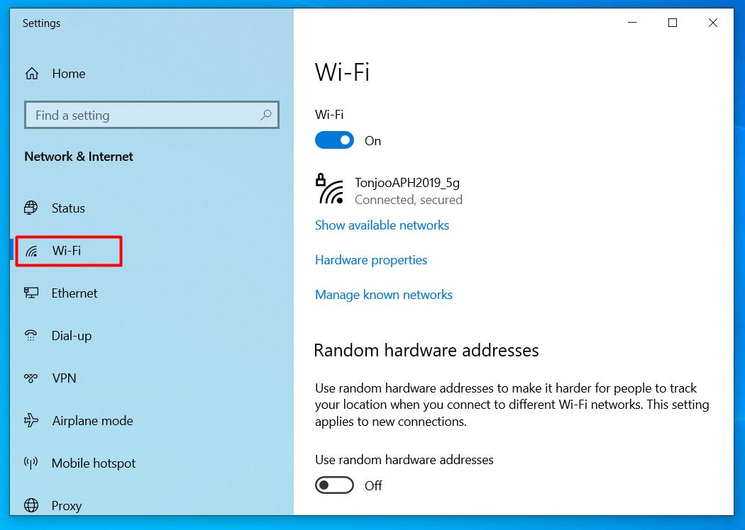 Cara Melupakan Jaringan WiFi di Windows 10