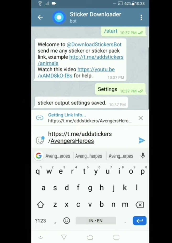 cara memindahkan stiker Telegram ke WhatsApp