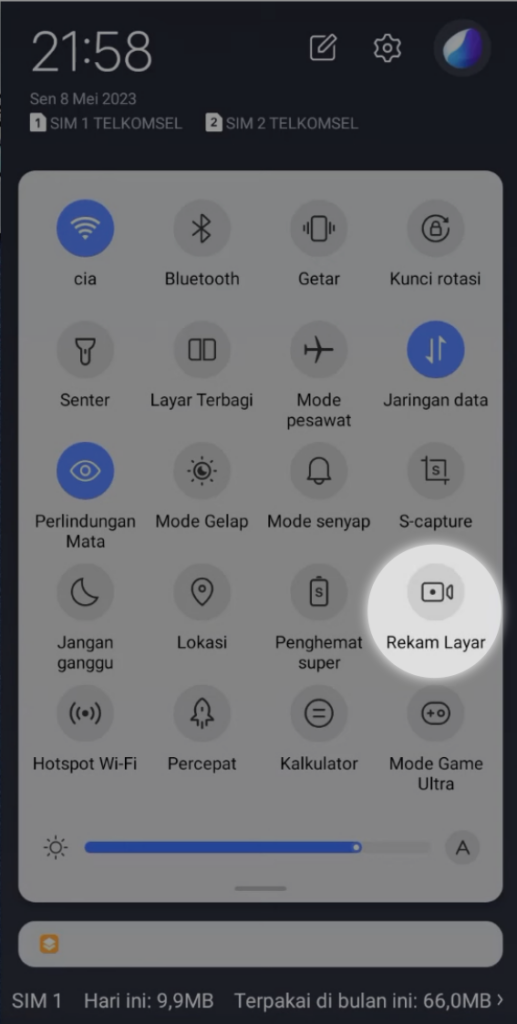 rekam layar - Cara Merekam Panggilan WhatsApp android