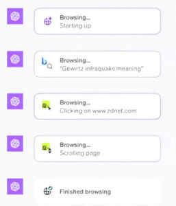 chatgpt web browsing - zdnet