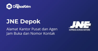 Daftar kantor dan agen jne depok hingga jam buka