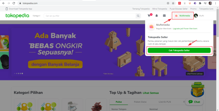 1 cara aktivasi anteraja di tokopedia