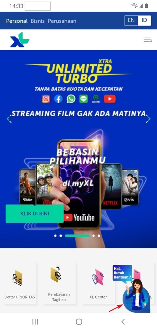 Cara cek nomor xl via live chat