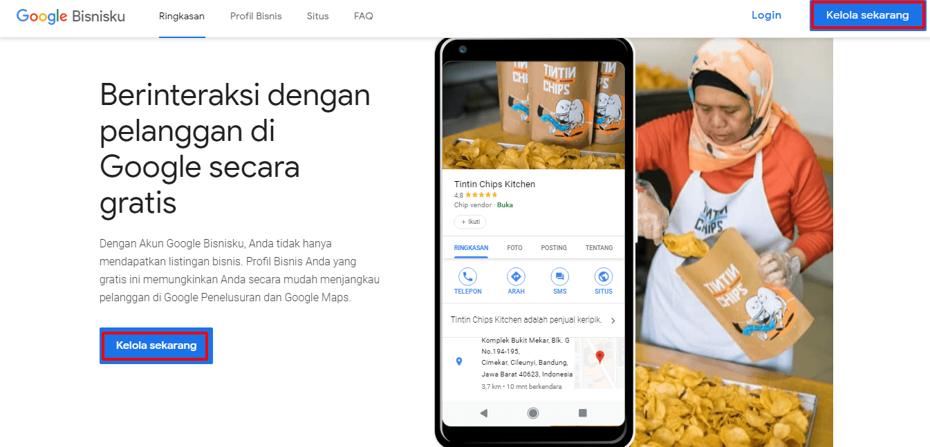 Halaman google my business