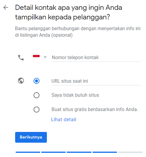 Kontak bisnis yang aktif