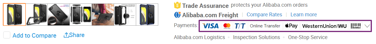 Metode pembayaran di alibaba