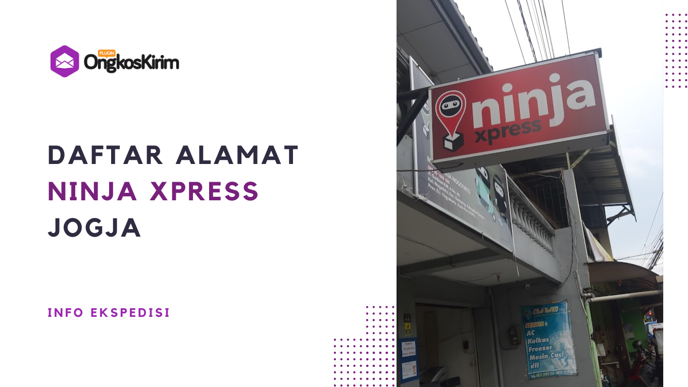 Info daftar alamat ekspedisi ninja express jogja update