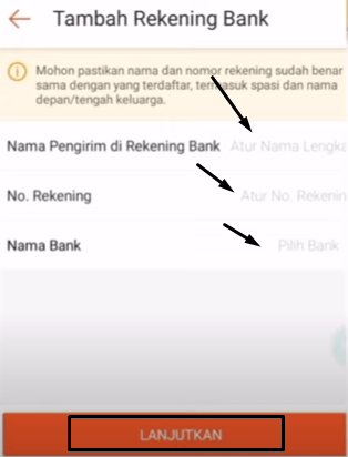 Cara cepat tarik saldo shopeepay ke rekening bank 1