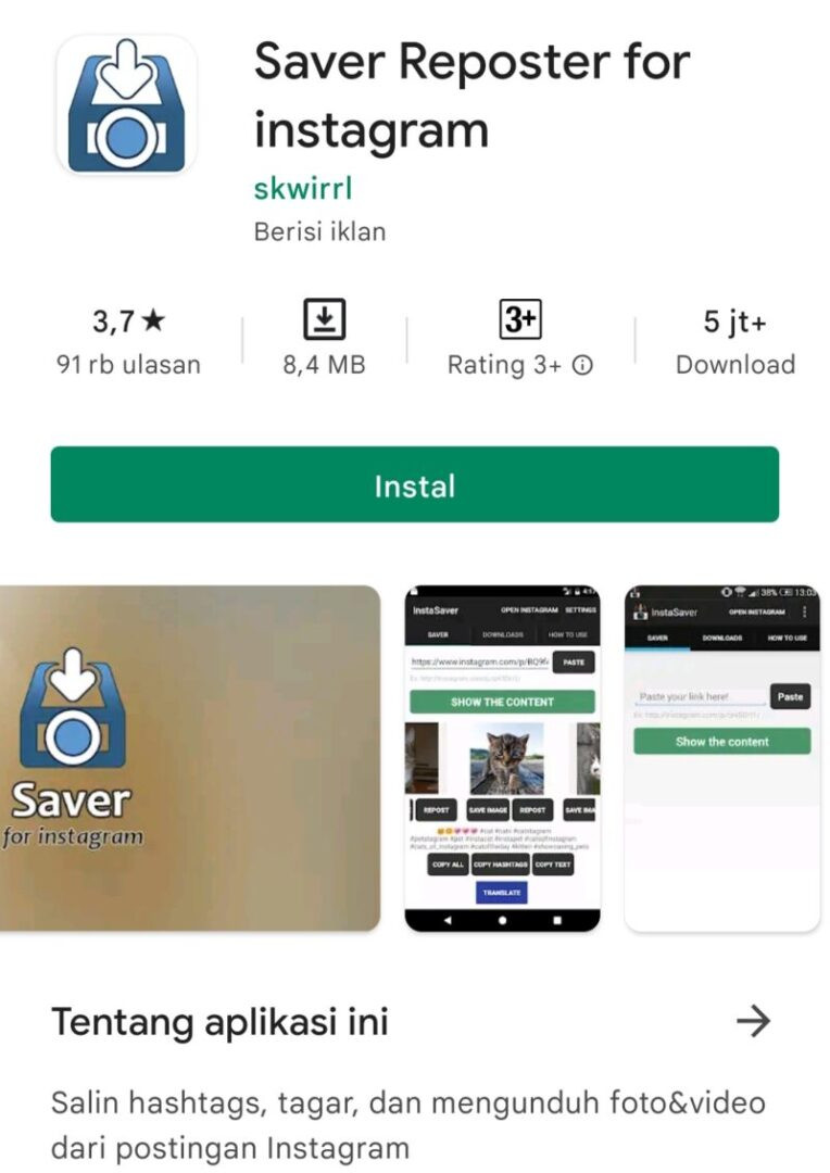 Saver reposter