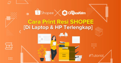 Cara print resi shopee otomatis di laptop & hp [mudah & anti ribet]