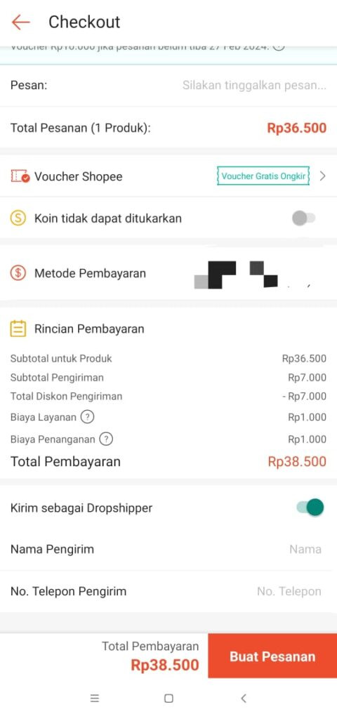 Cara jadi reseller dropship shopee