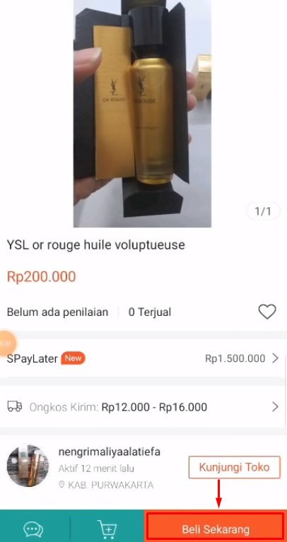 Cara dropship shopee ke shopee, masukan produk yang dibeli di supplier