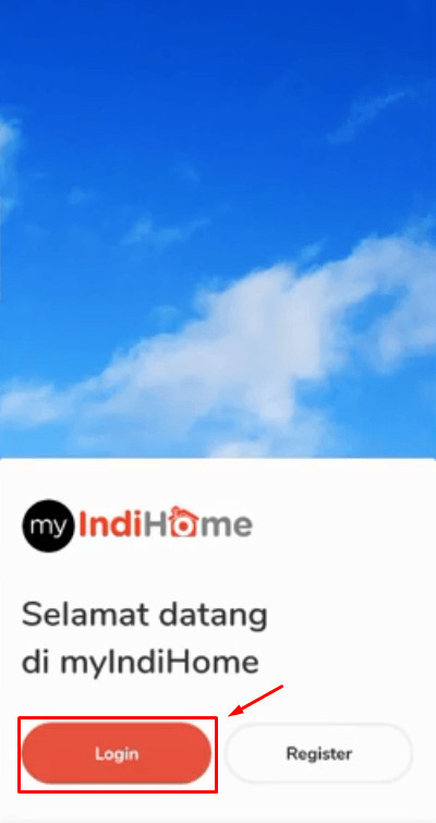 Logi di aplikasi indihome