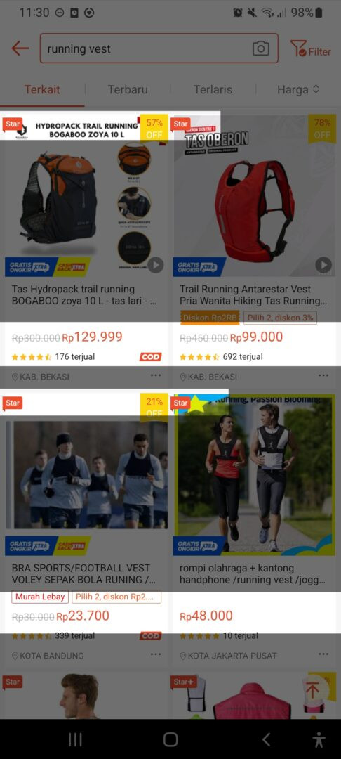 Perbedaan shopee mall dan star seller,