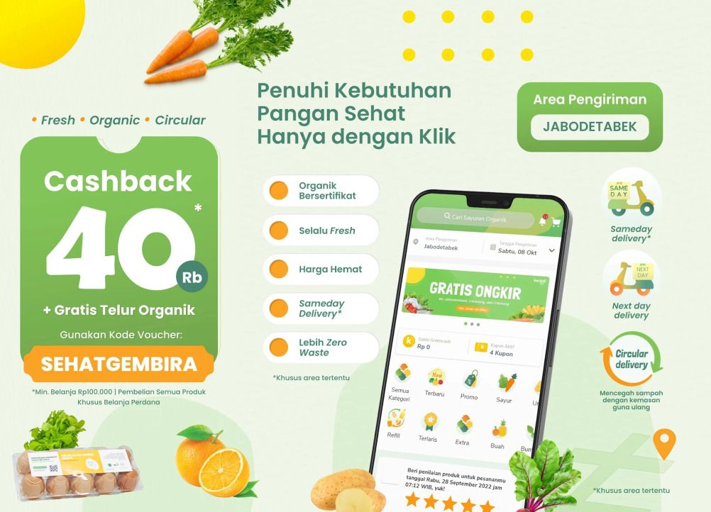 10 aplikasi belanja sayur online, murah dan praktis 11