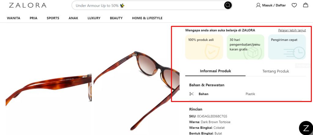 Cara memilih kacamata minus di marketplace