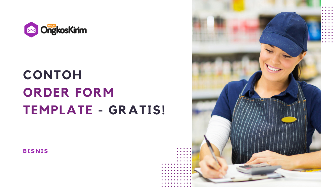 Contoh order form template gratis, unduh di sini!