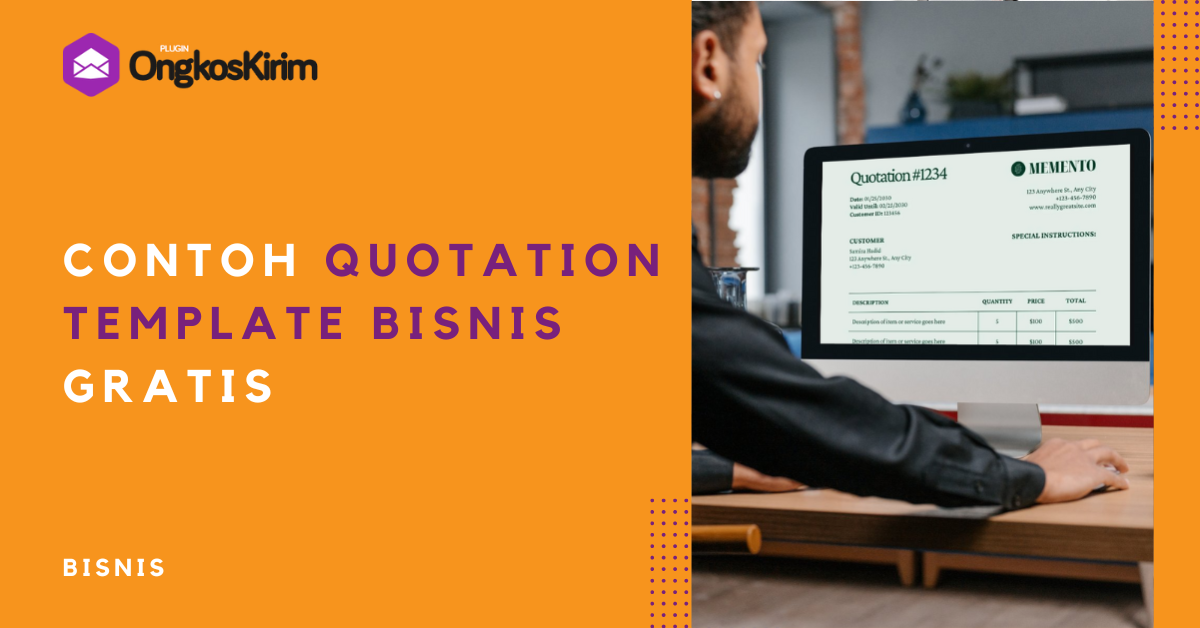 Contoh price quotation template gratis untuk berbagai jenis bisnis