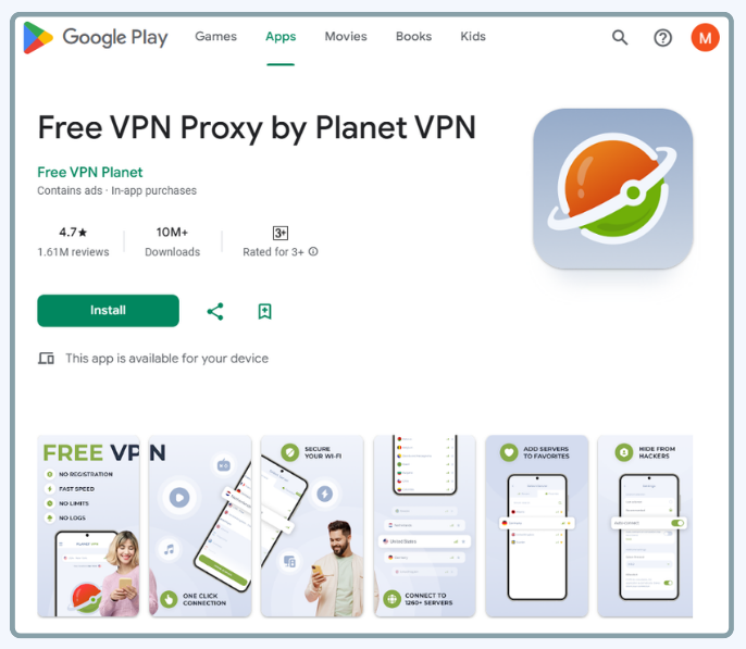 Aplikasi vpn gratis terbaik