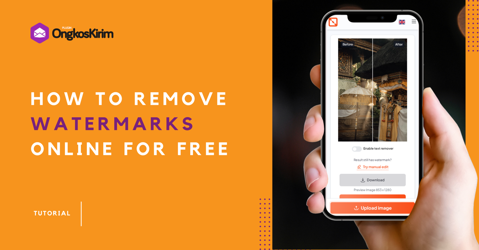 How to remove watermarks online for free