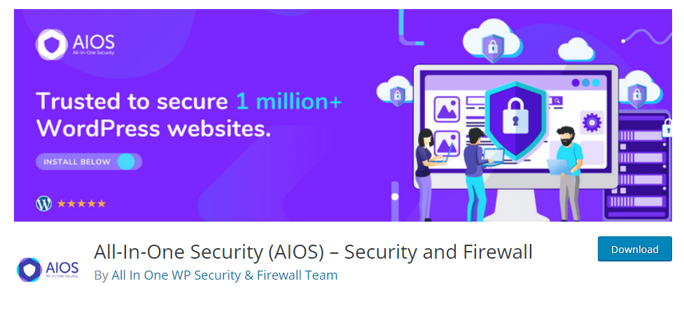 security plugins for wordpress website - aios