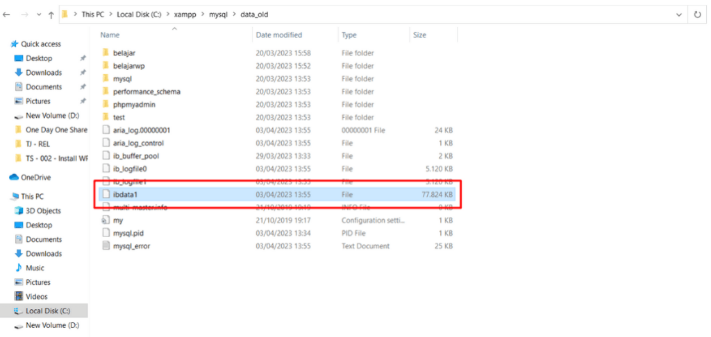 Cara Mengatasi Error: MySQL Shutdown Unexpectedly