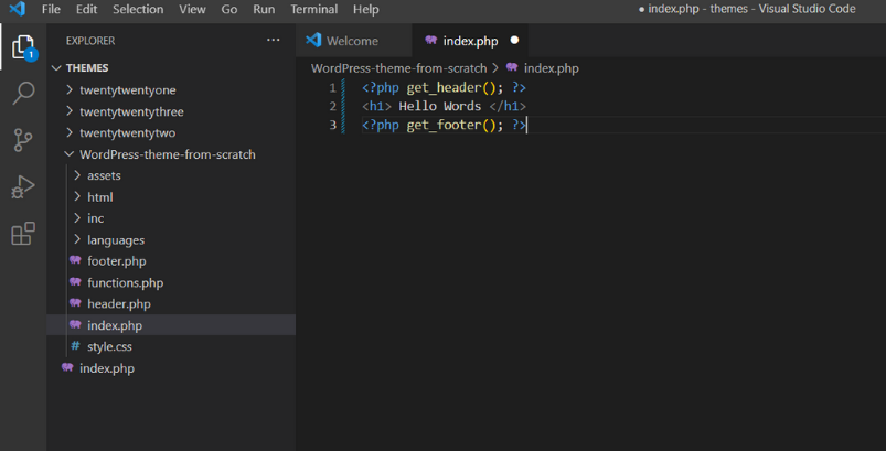 query looping index