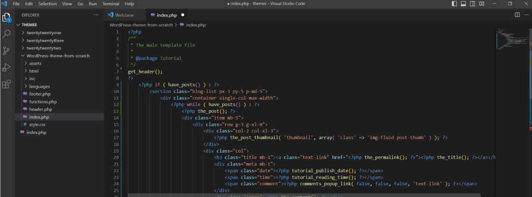 query looping index