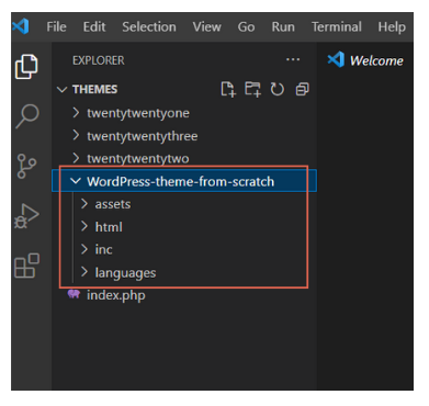 how to create wordpress theme