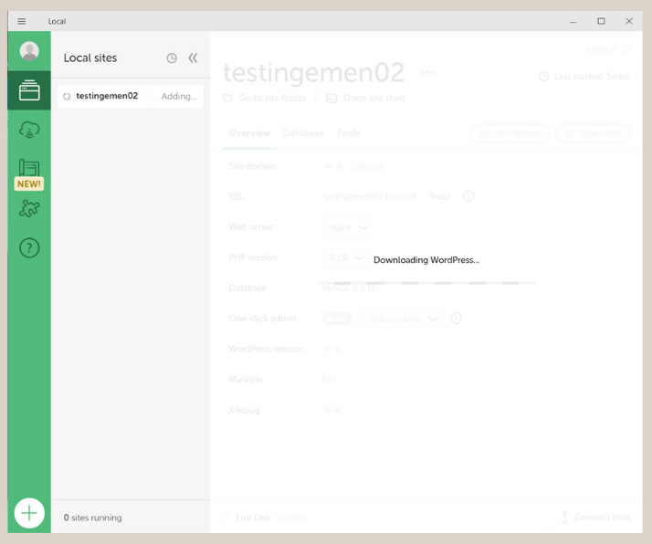 Cara Install WordPress di LocalWP