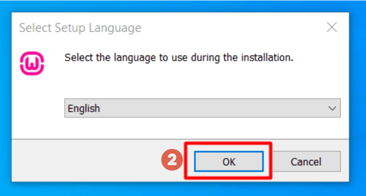 Cara instal wampserver - select setup language