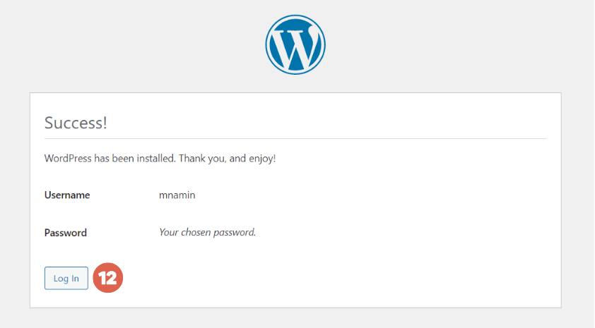 Cara install wordpress di wampserver - success log in