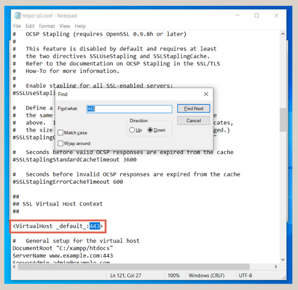 XAMPP Error: Apache Shutdown Unexpectedly