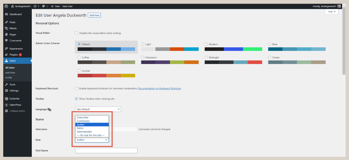 how to manage user roles in wordpress