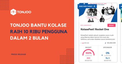 Tonjoo Berhasil Bantu Kolase Raih 10 Ribu Pengguna dalam 2 Bulan