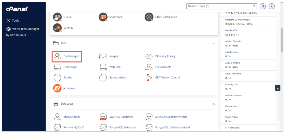 Cara Backup WordPress di cPanel