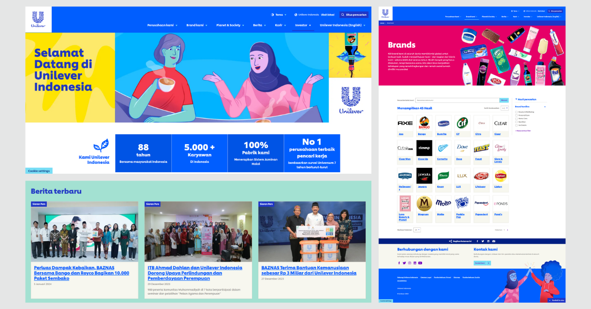 Contoh Desain Web terbaik