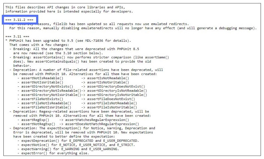 Cara cek Versi Moodle tanpa login