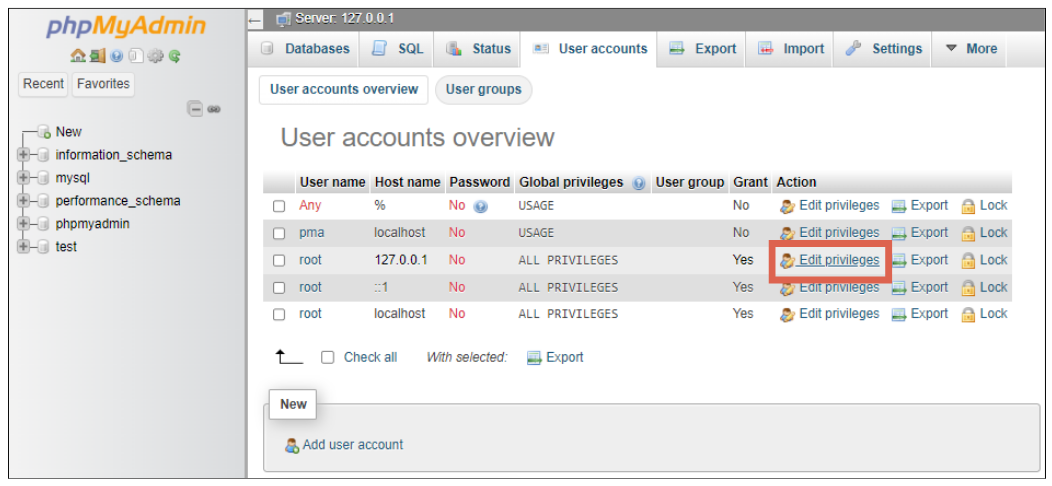 Cara Mengganti Password MySQL XAMPP