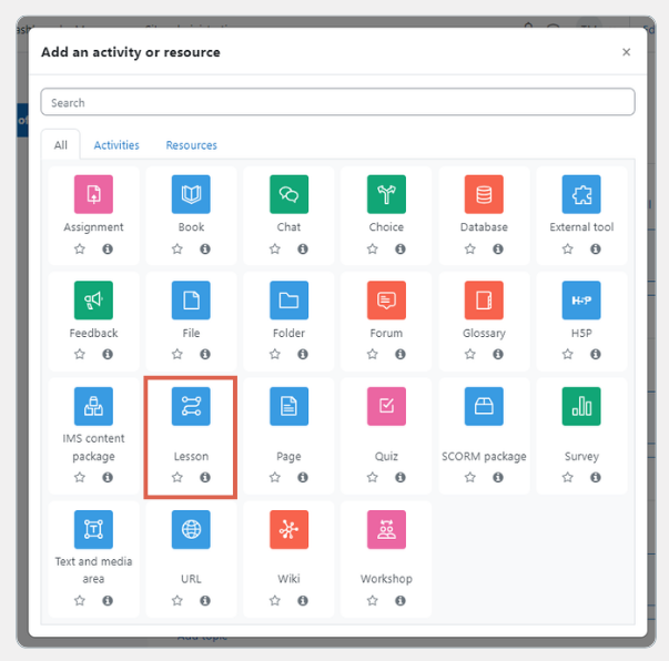 cara menambahkan topik di moodle