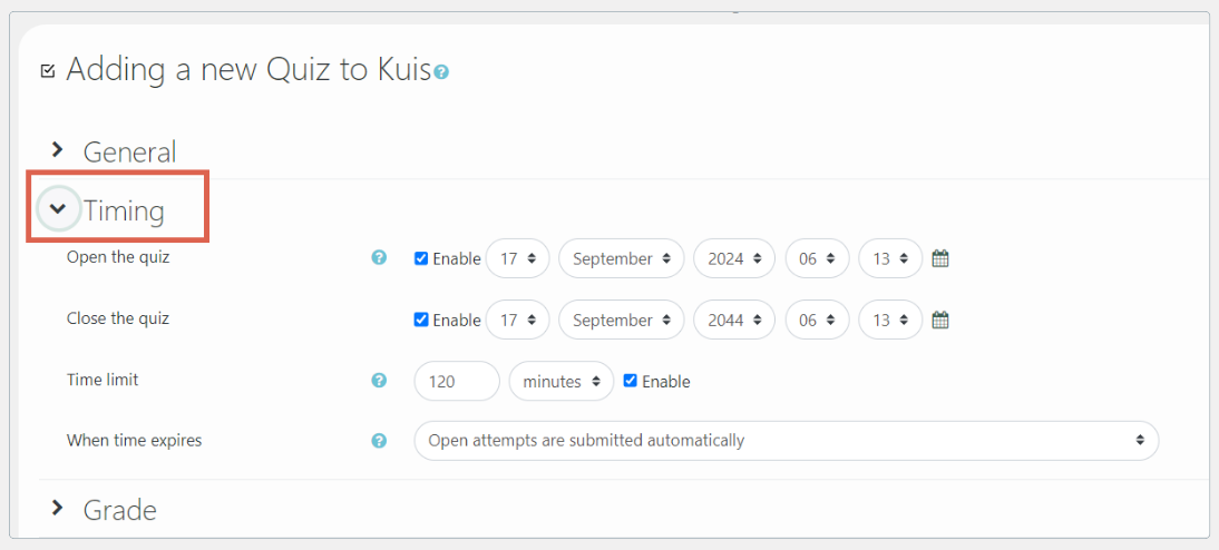 cara membuat ujian online di moodle