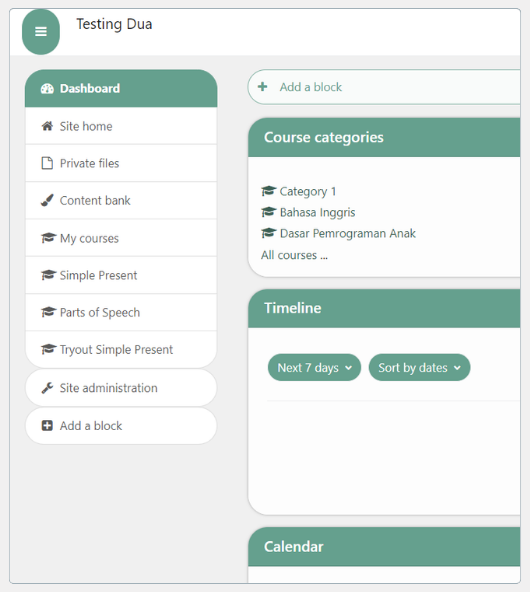 cara membuat ujian online di moodle