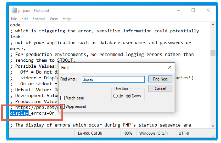 Menyembunyikan Pesan Error di PHP