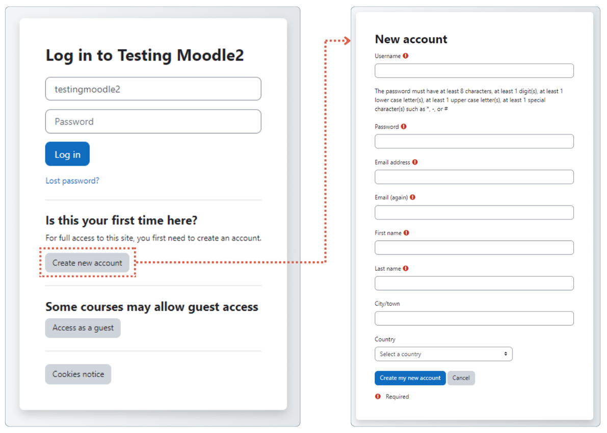 Membuat Fitur Sign Up di Moodle untuk Registrasi Peserta