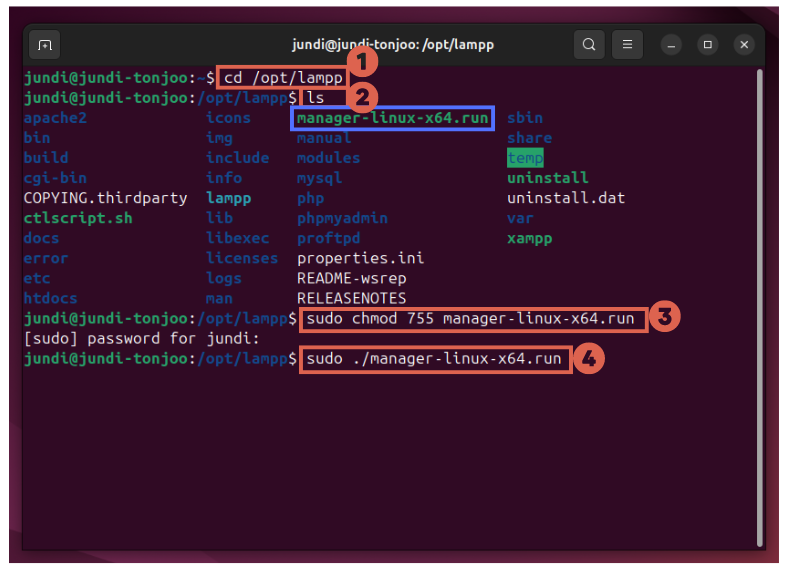 Cara Menjalankan XAMPP di Linux Ubuntu - Tonjoo