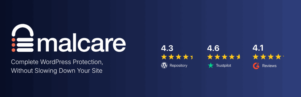 Security plugins for WordPress MalCare