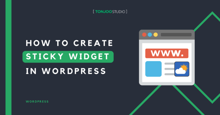 Creating Sticky Widget in WordPress