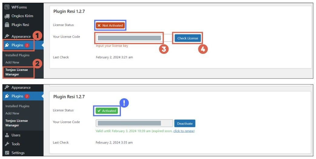 Cara Kirim Nomor Resi dengan WooCommerce