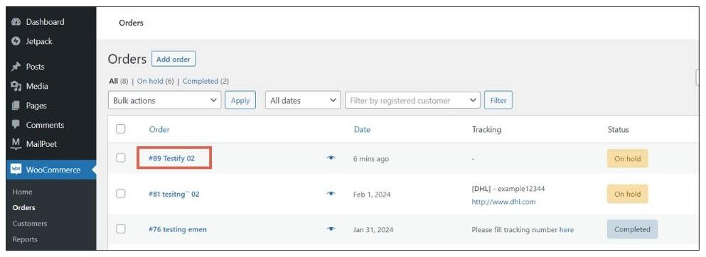 How to Send Shipment Tracking Number with WooCommerce by Email