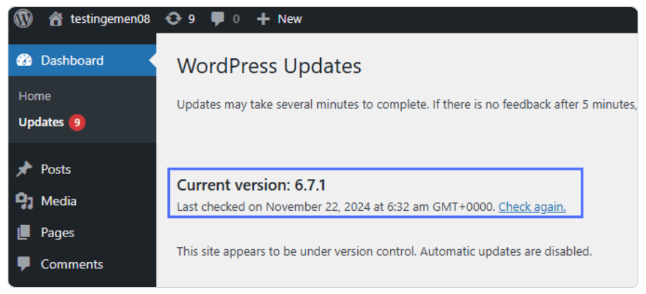 Cara Update WordPress dengan Benar